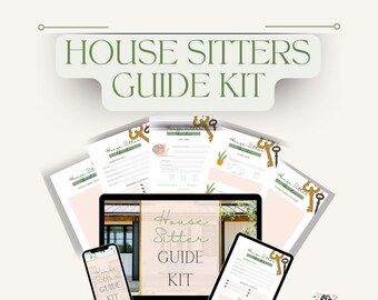 House sitter printables, House Sitter prints, Pet care printable, plant care print off, House and pet sitter instructions, house sitter info