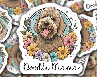 Doodle Sticker Golden Doodle Goldendoodle Sticker Labradoodle Sticker Bernedoodle Sticker Doodle mom Dog mom Dog lover gift water bottle