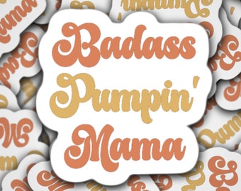Pumping mom sticker, breastmilk sticker, pumping mom sticker, breast pump sticker, magnet, liquid gold, new mom gift, mama gift, spectra