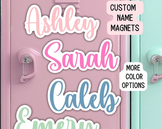 Custom name Magnets