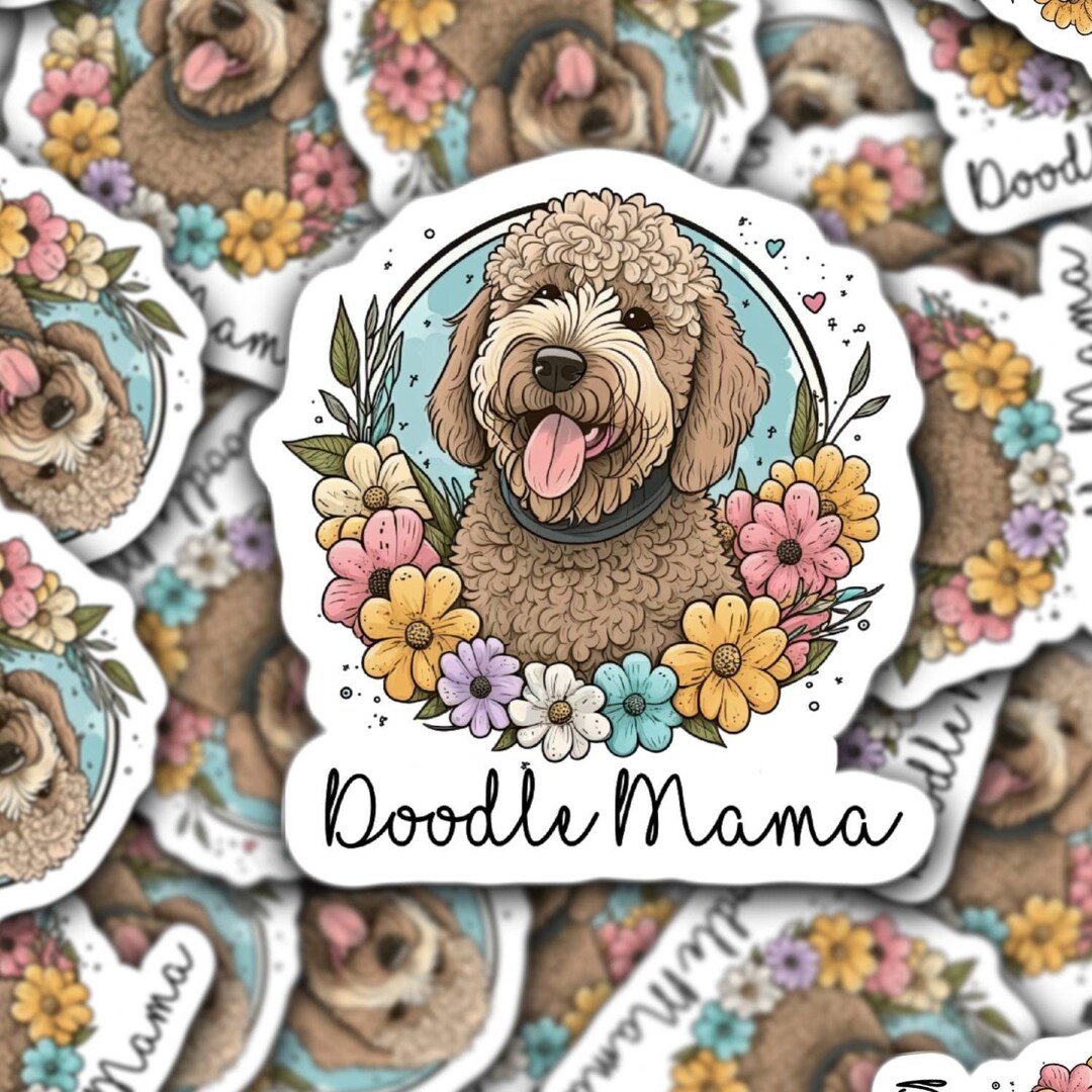Doodle Sticker Golden Doodle Goldendoodle Sticker Labradoodle