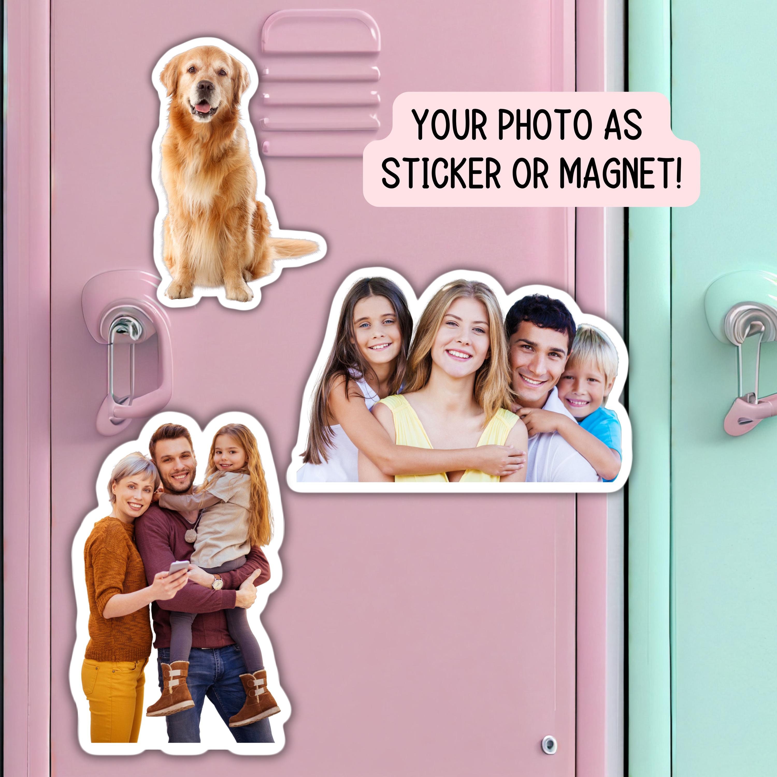 Custom Photo Sticker, Custom Photo Magnet, Picture Sticker Magnet ...