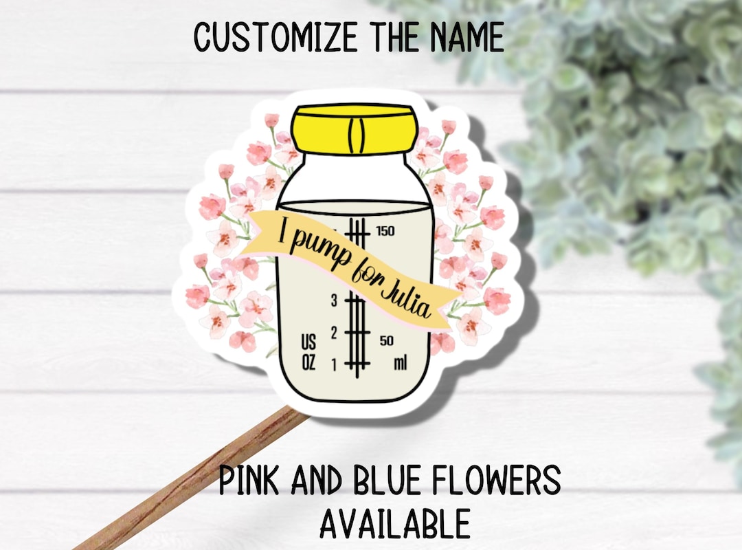 Breastfeeding Sticker, Personalized Breastfeeding Sticker, Exclusive ...