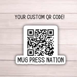 QR code sticker custom QR code magnet small business sticker custom website scan label personalized link stickers QR code social media