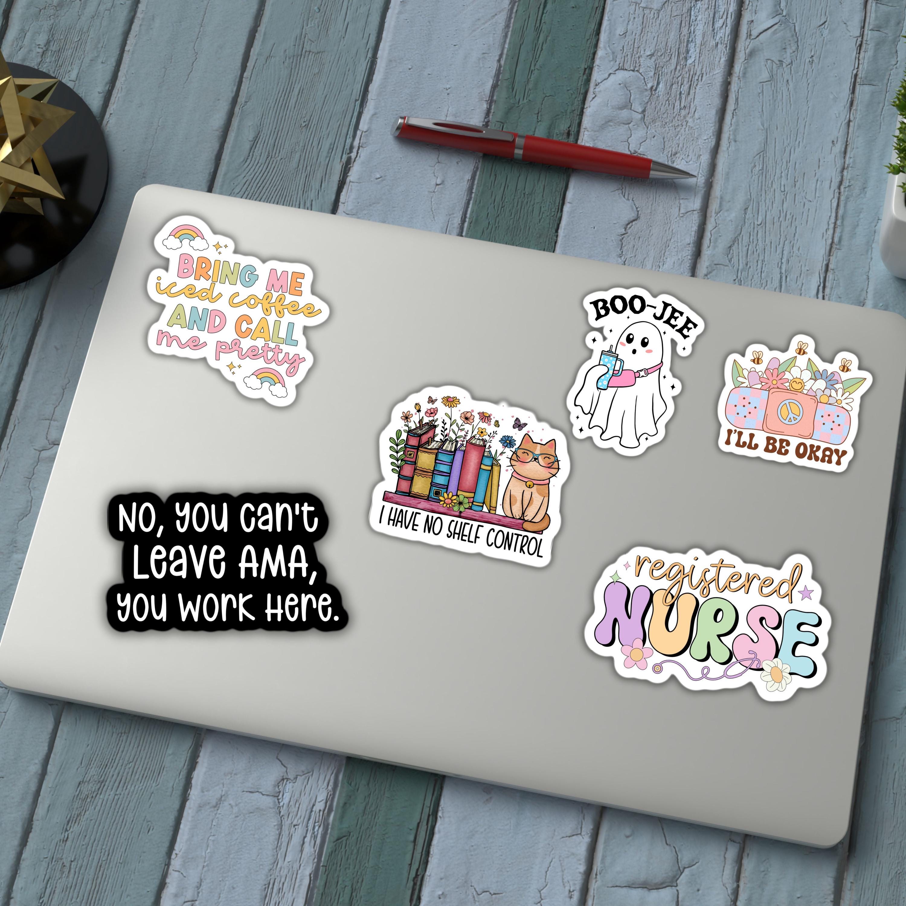 You Can’t Leave Ama Waterproof Sticker Adult Humor Medical Coworker ...