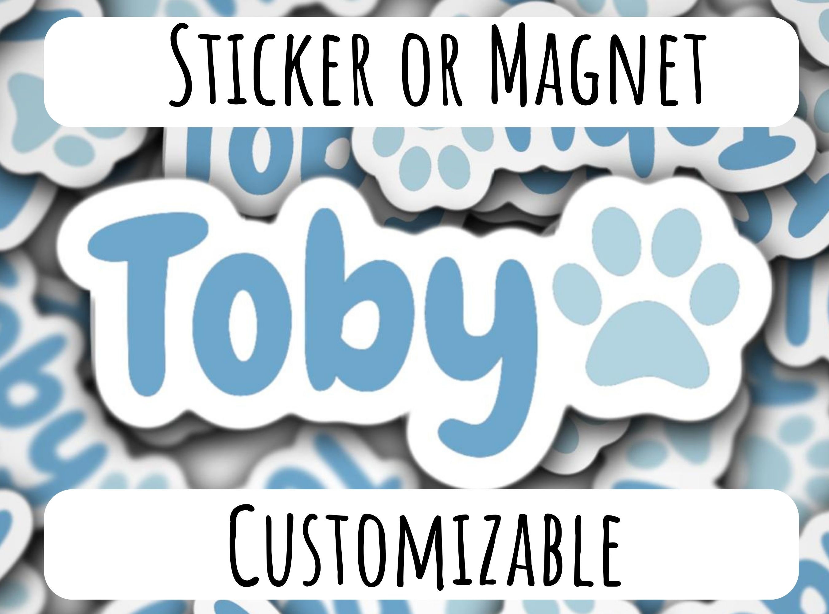Cat - Waterproof Name Stickers 88 ct. Stick-On & Easy to Apply Custom Girl Combo Label Pack 