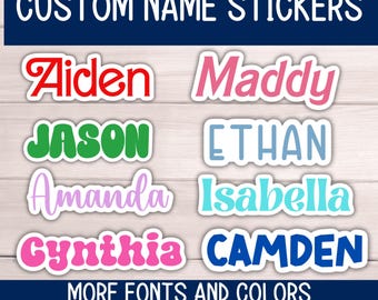 Cow print name sticker Personalized Custom Name Stickers Name magnet Water bottle sticker best friend gift Tumbler stickers Cow letters