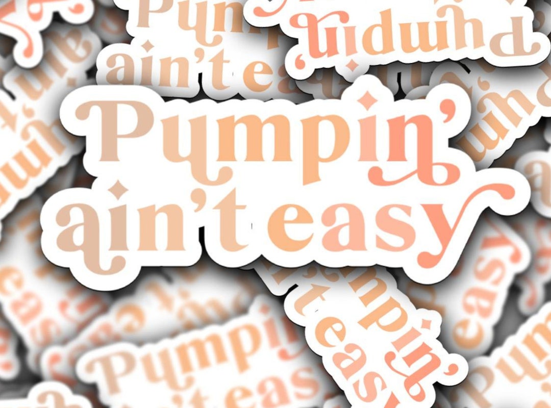 Pumping Sticker, Breastfeeding Sticker, Breastmilk Sticker, Pumping Mom ...