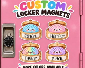 Custom name Magnet, personalized magnet, name magnet, locker magnet, fridge magnet, kids name magnet, locker decor, School locker magnet