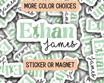 Custom name sticker Name label Kids name sticker Name sticker Personalized name Water bottle name sticker name tags custom party favors