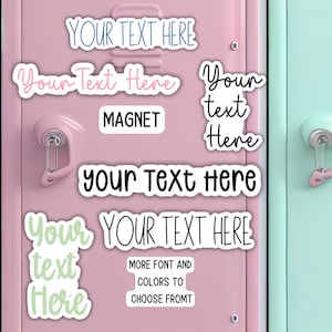 Your Custom Text Personalized Text magnet Custom text magnet Design Your Own magnet custom quotes create your own magnet your text fonts