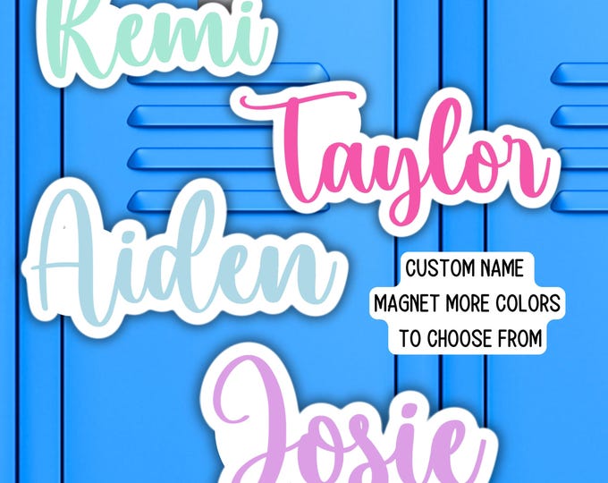 Custom name Magnets