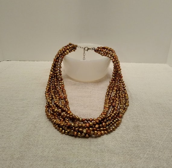 Silpada 8-strand Pearl Necklace - image 1