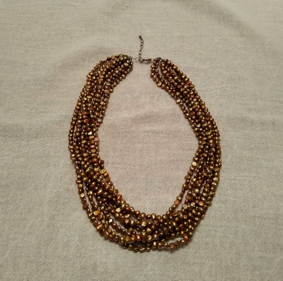 Silpada 8-strand Pearl Necklace - image 2