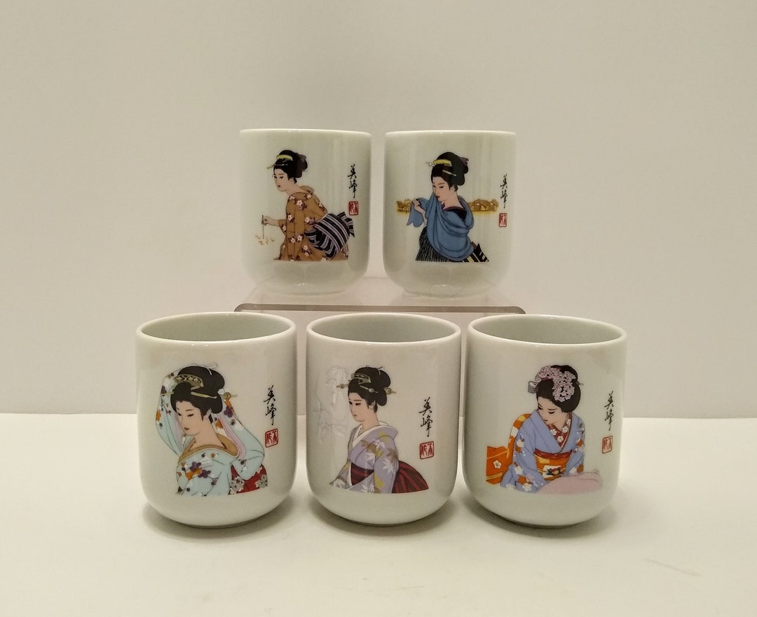 Japanese Porcelain Tea Cups Etsy