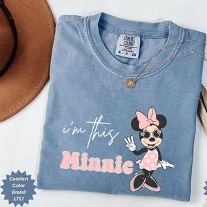 Comfort Colors® I’m This Minnie Birthday Shirt, Disney Birthday Party Tee,Princess Birthday Girl Gift, Birthday Trip Shirt, 3rd Birthday Tee