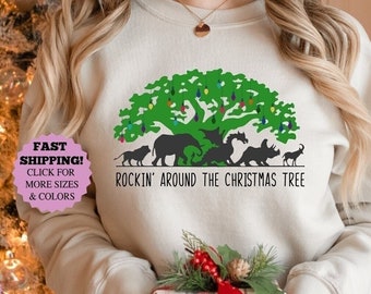Disney Christmas Sweatshirt, Animal kingdom Christmas shirt, Disney Xmas groups Hoodie, Disney Matching Family Trip Shirt, Disney Safari Tee