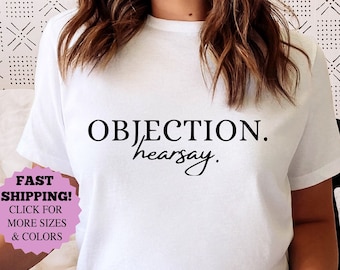 Objection Hearsay Shirt , Justice For Johnny Shirt , Mr. Hearsay, Justice for Johnny Depp T-Shirt, Johnny Depp lover gift Tee