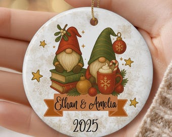 Aangepast kerstornament, grappig spookkerstornament, spookachtig kerstornament, spookachtig kerstornament, grappig spookdecor - Angelena