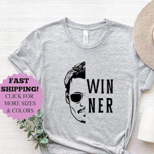 Johnny Depp Winner Shirt, Justice For Johnny Victory Tee, Johnny Wins T-Shirt, Truth Never Persishes,Happy Hour Anytime,Johnny Depp Fans Tee
