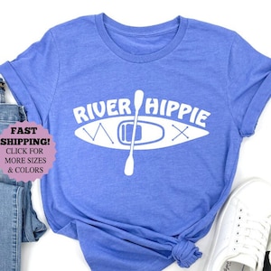 Camiseta River Hippie: Camiseta de verão para caiaque e canoa