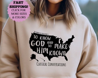 Hoodie Classical Conversations USA: cadeau thuisschoolmoeder