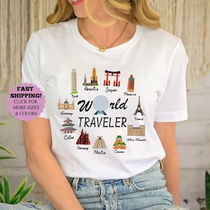 Disney Epcot World Traveler Shirt, Disney World Family Vacation Sweatshirt, Disneyland Epcot Group Trip Hoodie, Disney World Adventure Shirt