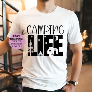 Camping Shirt, Camping Life Shirt, Adventure Shirt, Hiking Shirt, Vacation Tee,Camper Shirt,Travel Shirt,Happy Camper Shirt,Summer Vacation