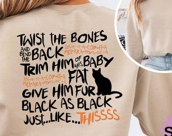 Halloween Cat Spell Shirt: Spooky Season Tee, Mystical Design