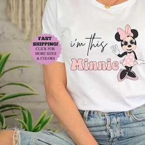 I’m This Minnie Birthday Shirt, Disney Birthday Party Tee, Princess Birthday Girl Gift, Disney Birthday Trip Hoodie, 3rd Birthday Sweatshirt