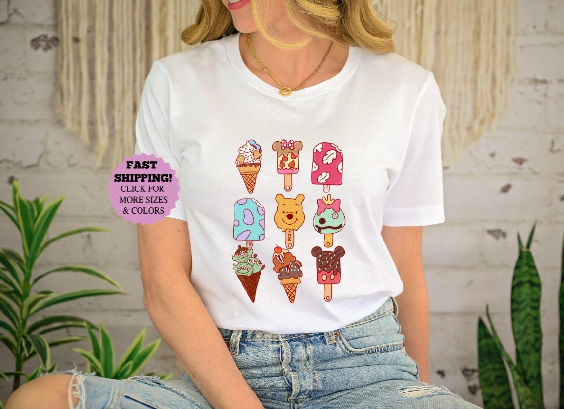 Funny Ice cream shirt, Jolly Ice cream Sweatshirt, Sweety Ice Shirt, Colorful ice cream Tee, Ice Cream Party Hoodie, Summer Vacation Shirt