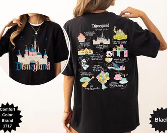 Chemise Comfort Colors Disneyland : t-shirt vintage Mickey et ses amis