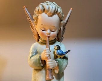 Hummel Goebel 172 Festival Harmony Angel With Mandolin Large 10” Tall  Figurine TMK5, REPAIRED, Read All Details