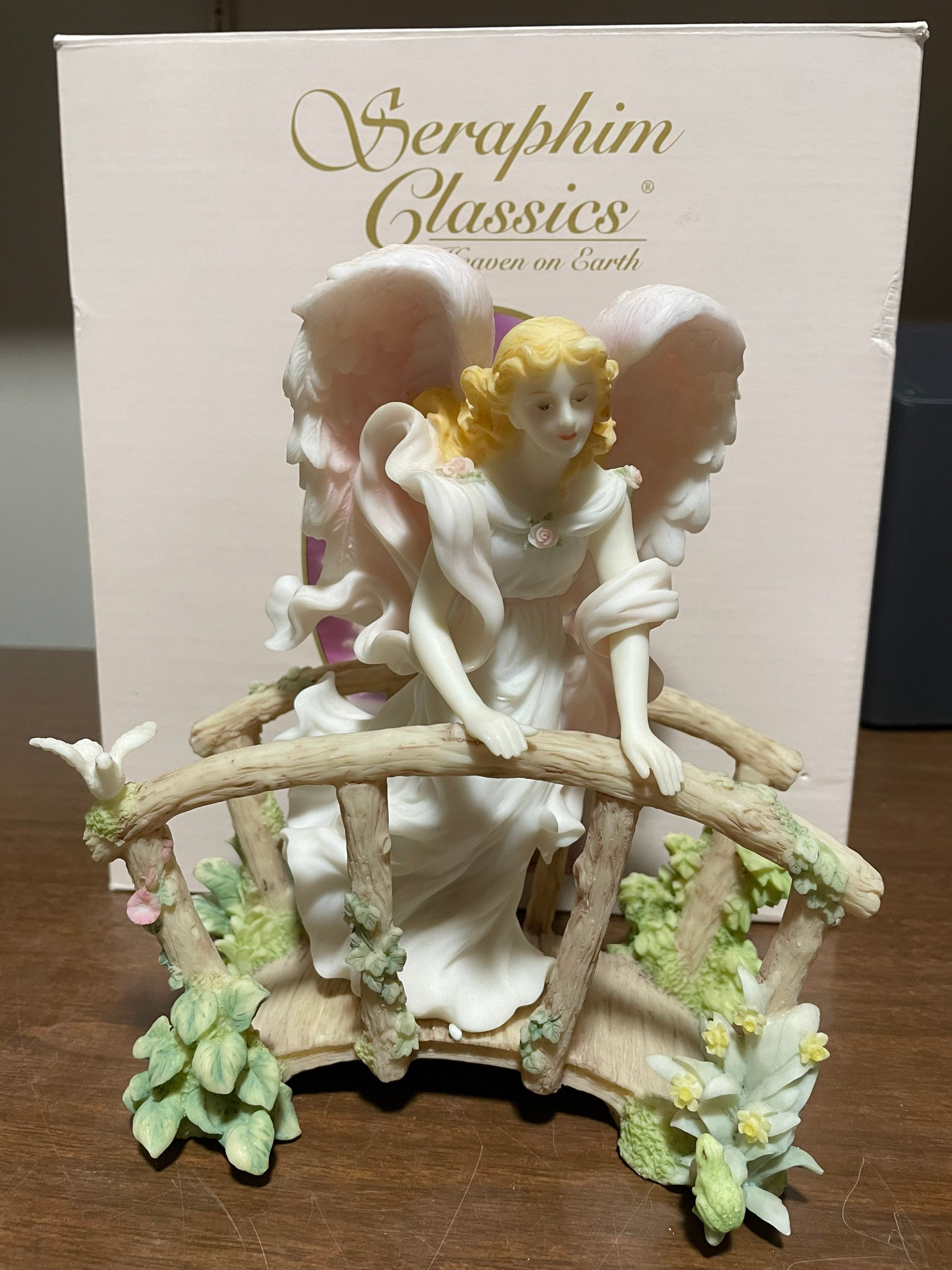 1998 Roman Seraphim Classics 8” Angel Caroline “Garden Song” # 81501  B81