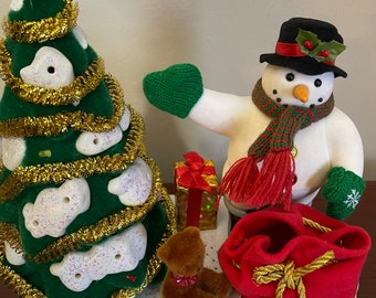 Vintage Avon Countdown to Christmas Snowman Advent Tree - Etsy