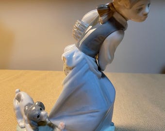 Vintage LLADRO 4649 Porcelain Madonna Bust of Virgin Mary 9” Tall