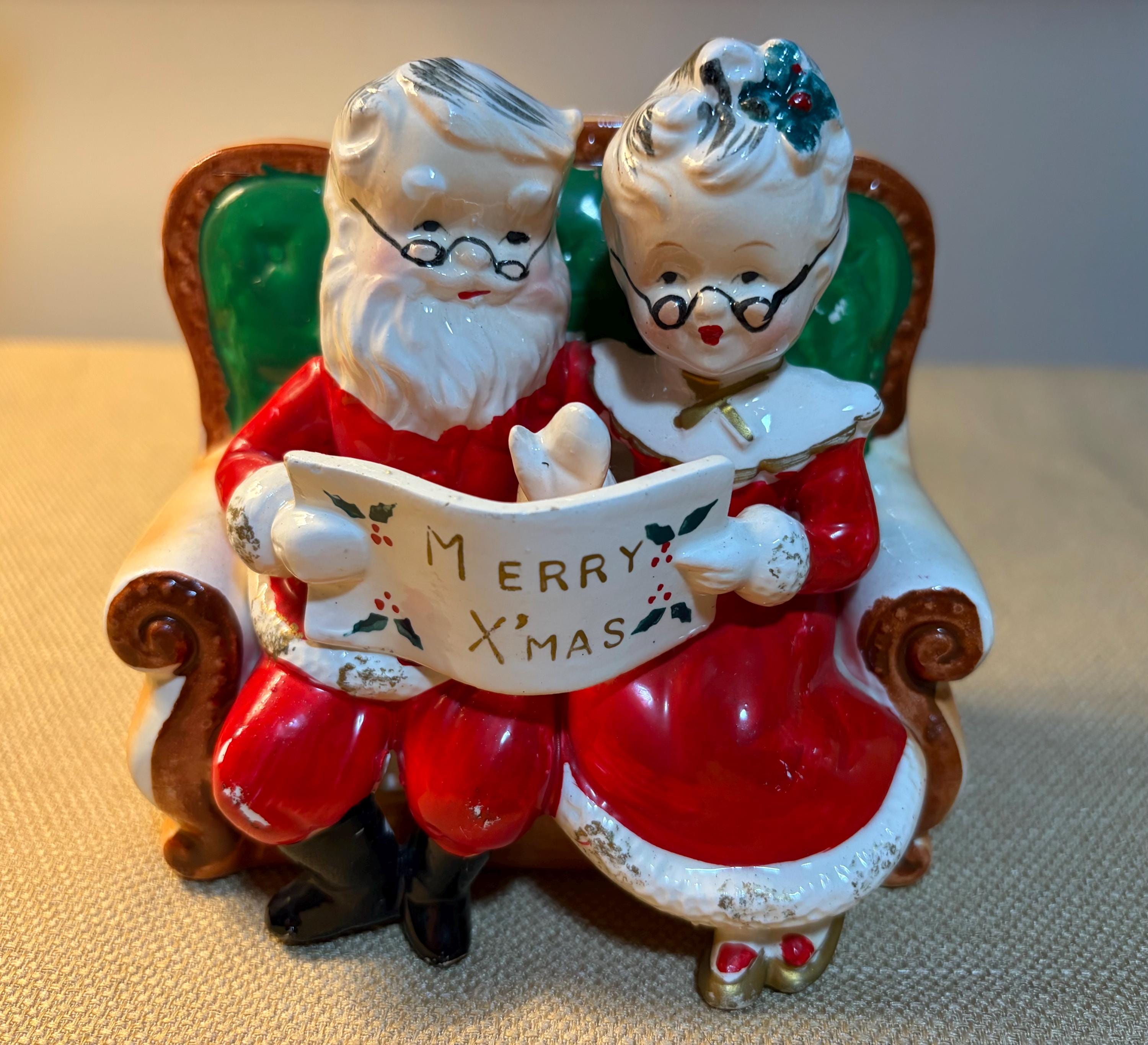 Sitting Vintage Santa - Etsy