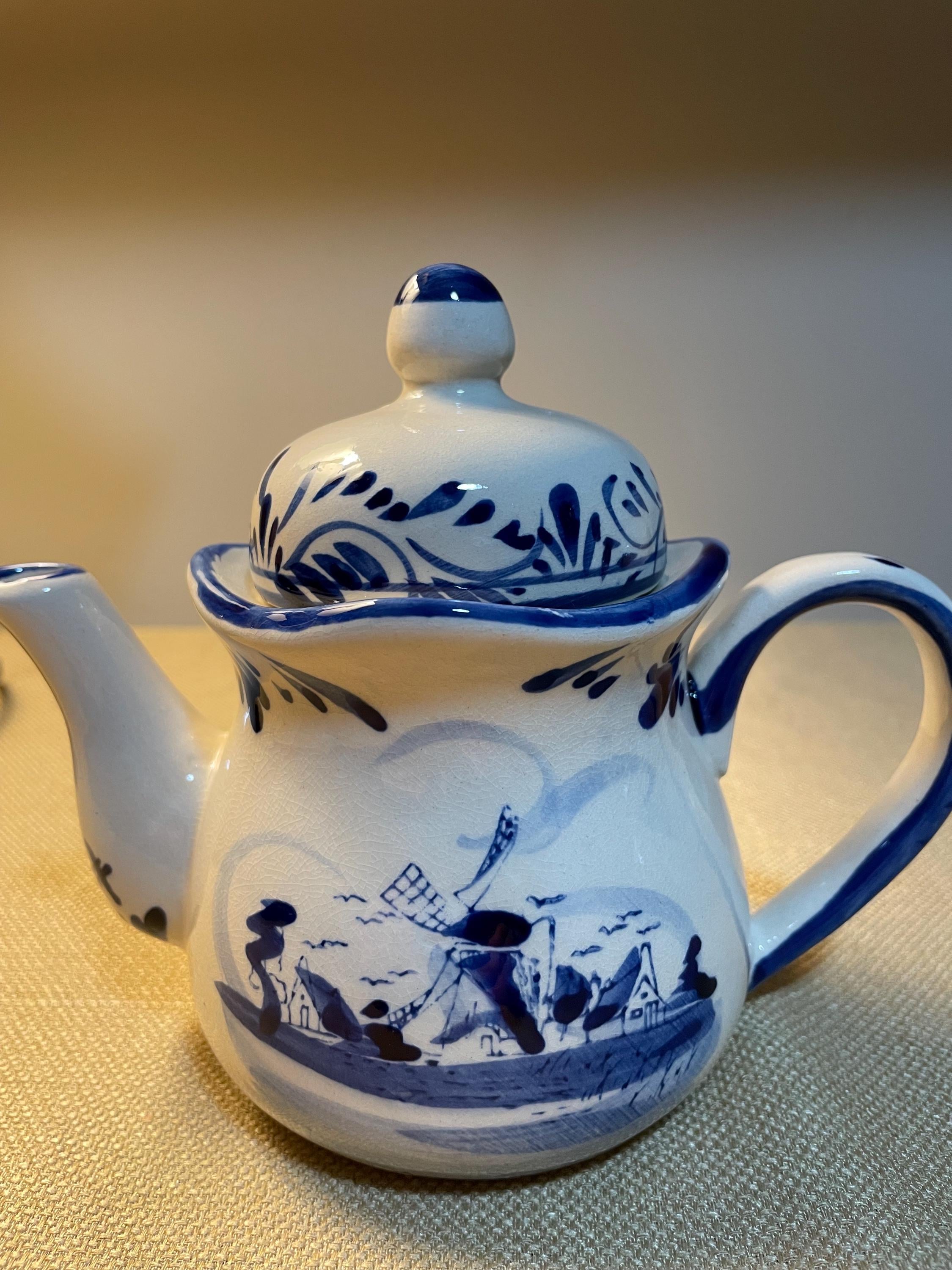 Blue Delft Holland Tea Set - Etsy