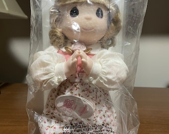 1999 Precious Moments 13” Praying Angela Doll, New in Box, Collectible Doll