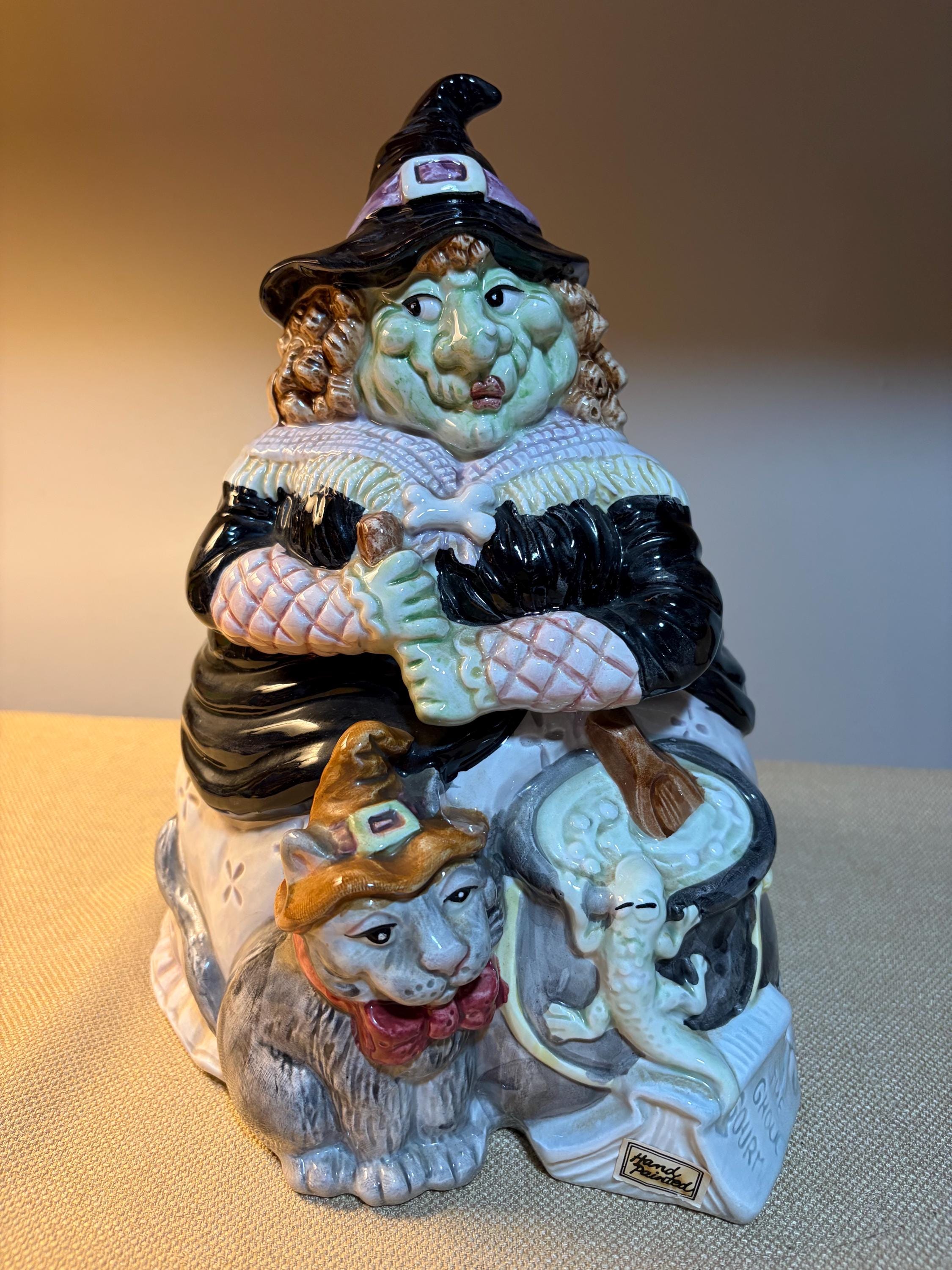 Fitz & Floyd Witch Cookie Jar - Etsy