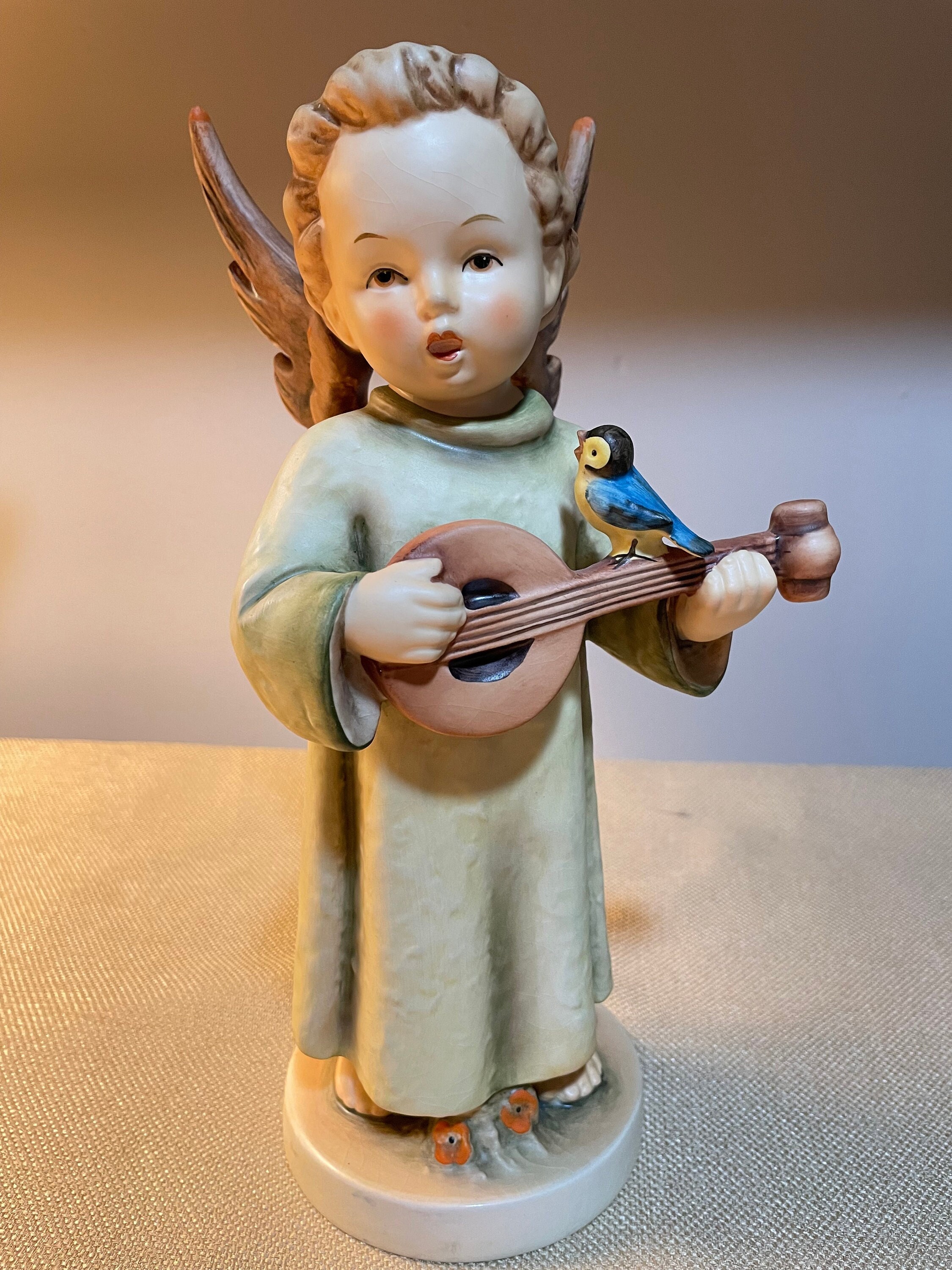 Hummel Goebel 172 Festival Harmony Angel With Mandolin Large 10” Tall  Figurine TMK5, REPAIRED, Read All Details