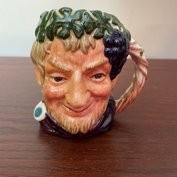 Vintage Royal Doulton 4” Bacchus Toby Mug