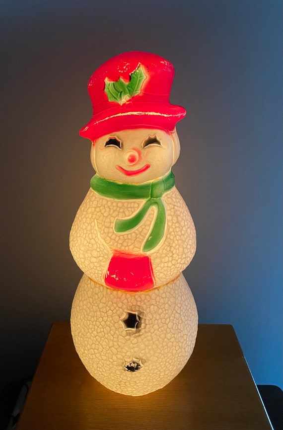 Vintage 22” Tall Snow Woman Union Products Christmas