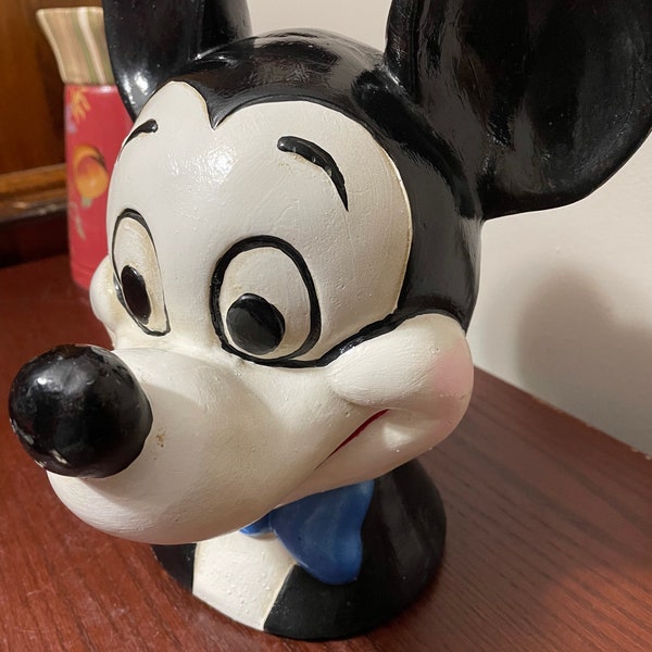 Vintage Mickey Mouse Bank Etsy