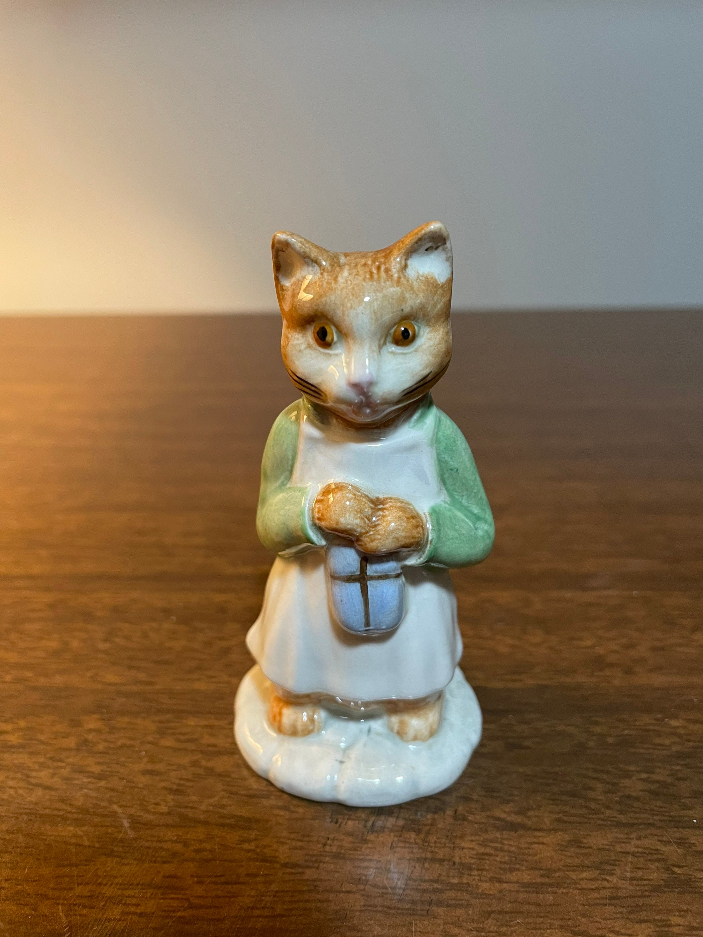 Beatrix Potter Figurines Cat - Etsy