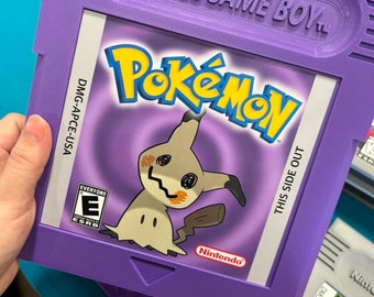 Mimikyu game cartridge wall art