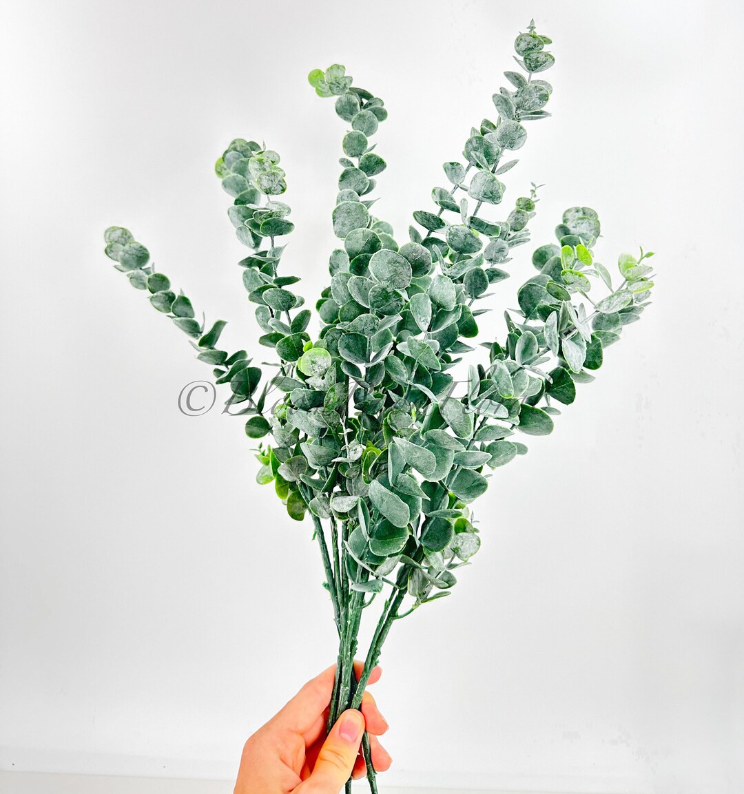 Green Rody Dark Green Faux Eucalyptus Stem: 30