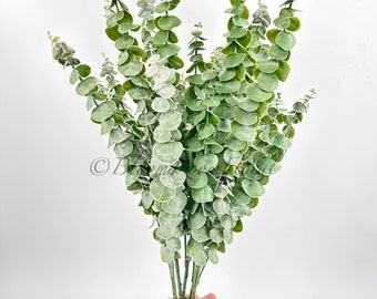 Tallo de eucalipto artificial verde hierba: vegetación artificial de 30 pulgadas