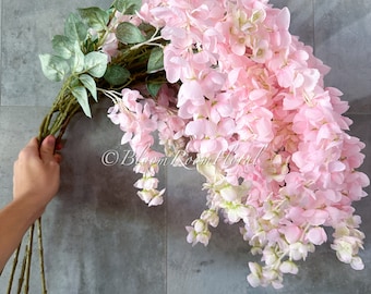 32&quot; Light Pink Ombré Silk Wisteria: Wedding Home Decor
