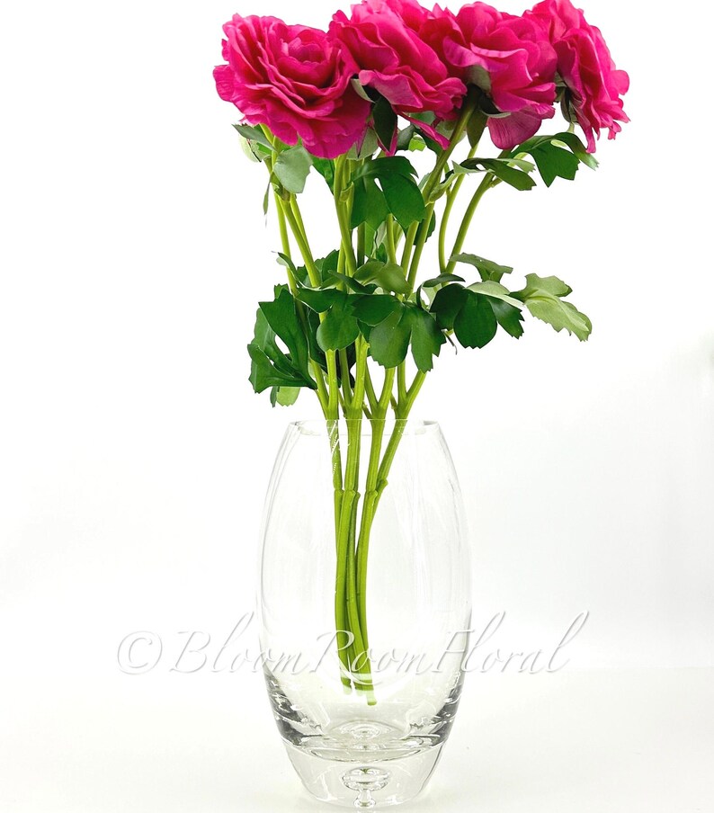 Magenta Ranunculus Magenta Real Touch Ranunculus Stem | 20
